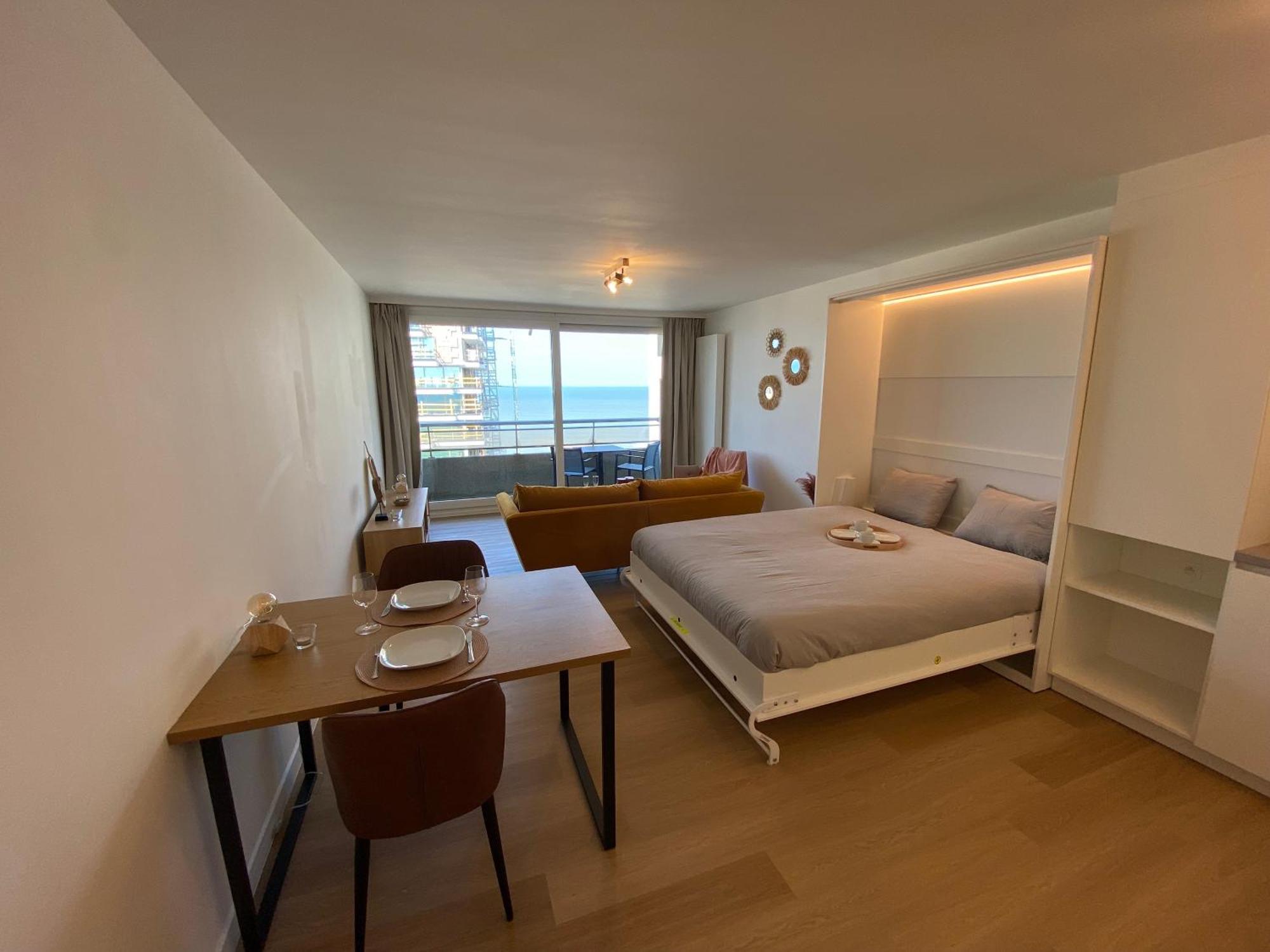 Sky Sea View Studio Остенде Экстерьер фото