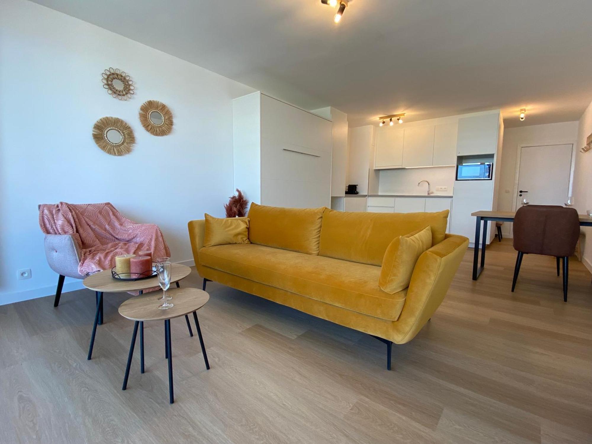 Sky Sea View Studio Остенде Экстерьер фото